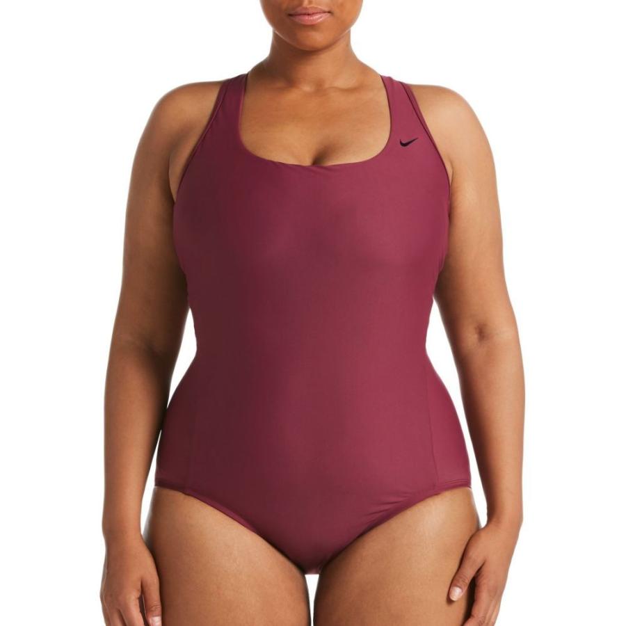 ナイキ Nike レディース ワンピース 大きいサイズ 水着 ビーチウェア Plus Size Essential Crossback One Piece Swimsuit Villain Red Www Prabalgad Com