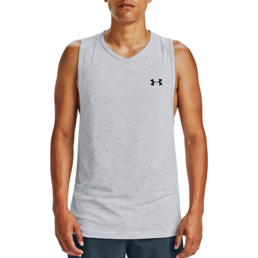 正規店仕入れの アンダーアーマー Under Armour メンズ ラクロス タンクトップ トップス Seamless Tank Top Halo Gray Black 人気ブランド Www Simon Page Com