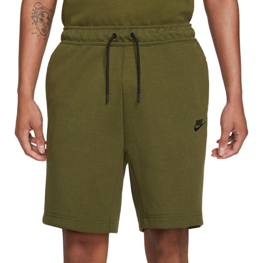 【第1位獲得！】 Nike ナイキ メンズ Green/Black Rough Shorts Fleece Tech Sportswear ボトムス・パンツ ショートパンツ ショート、ハーフパンツ