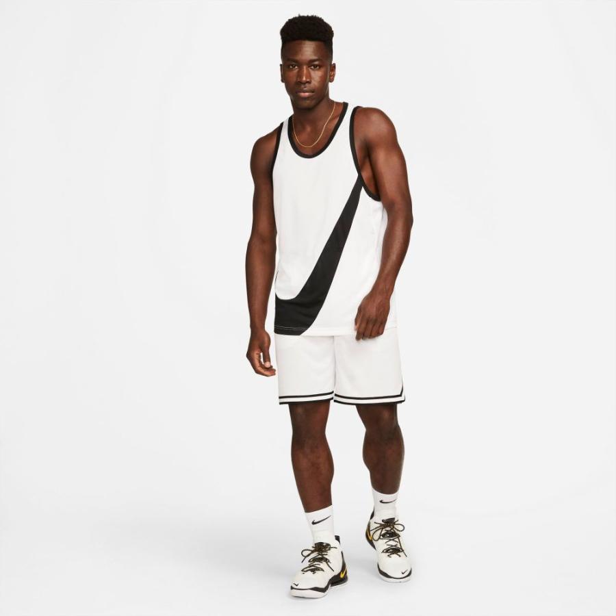 ナイキ Nike メンズ バスケットボール ショートパンツ ボトムス・パンツ Dri-FIT DNA Basketball Shorts White/Black｜fermart2-store｜02