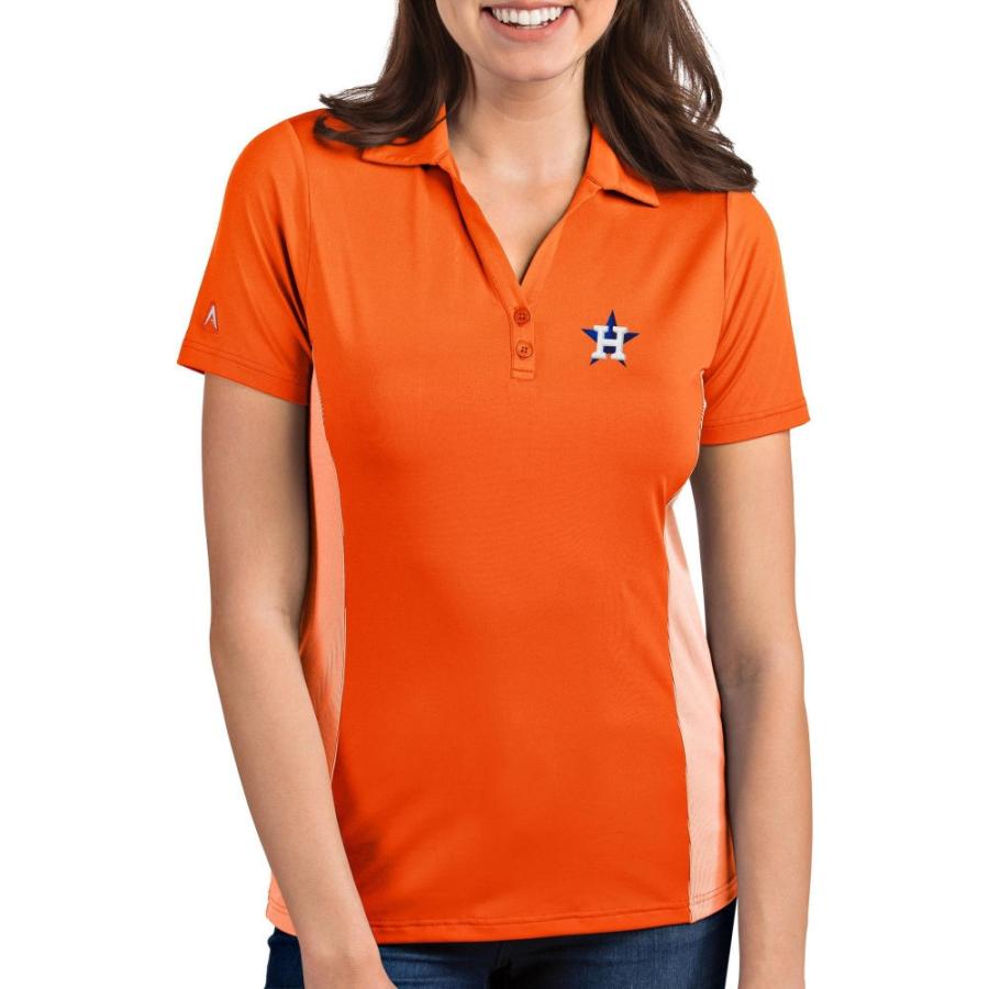 最新情報 アンティグア Antigua レディース ポロシャツ トップス Houston Astros Venture Orange Performance Polo 全日本送料無料 Mail Alrayan University Edu Ye