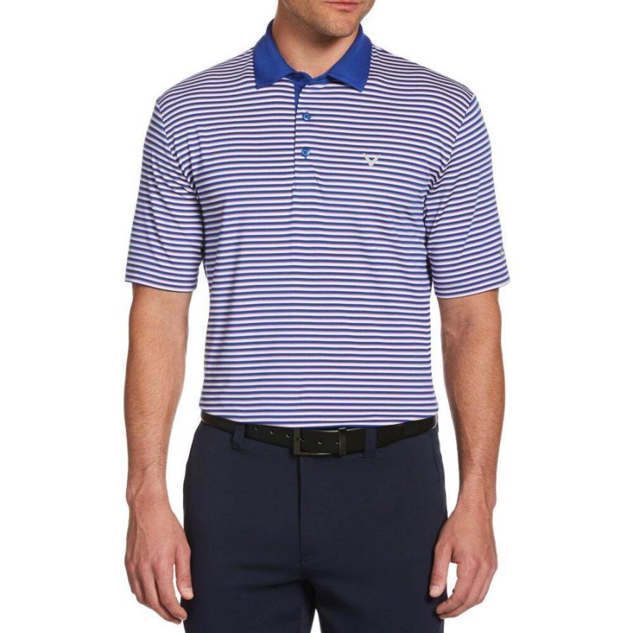 新価格版 キャロウェイ Callaway メンズ ゴルフ ポロシャツ トップス Refined 3 Color Stripe Golf Polo Surf The Web 売り出し最安価格 Superavila Com