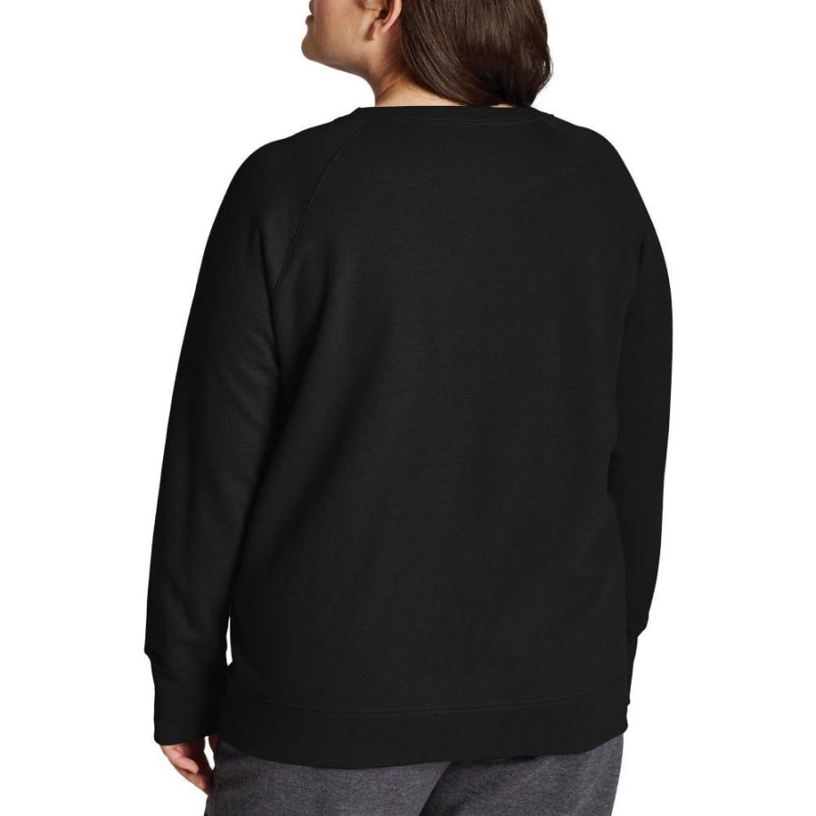 新製品情報も満載 チャンピオン レディース スウェット トレーナー チャンピオン Champion Champion Black Sweatshirt Crew Logo Boyfriend Powerblend Size Plus トップス 大きいサイズ スウェット トレーナー レディース トップス