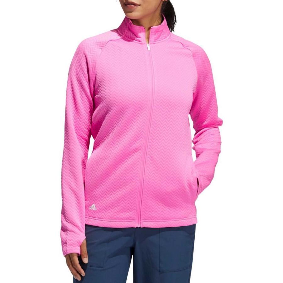 お買い得 アウター ジャケット レディース Adidas アディダス アウター レディース ジャケット アディダス Adidas Textured Pink Screaming Jacket Polyester Recycled Zip Full コート アウター Majd Ir