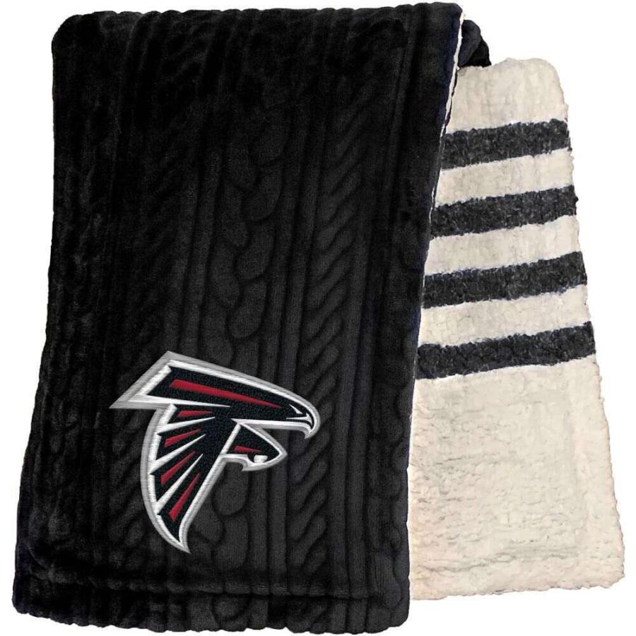 超格安価格 x 60'' Falcons Atlanta Sports Pegasus ブランケット 雑貨 ユニセックス NFL 70'' Blanket Throw Stripe Sherpa Embossed その他財布、帽子、ファッション小物