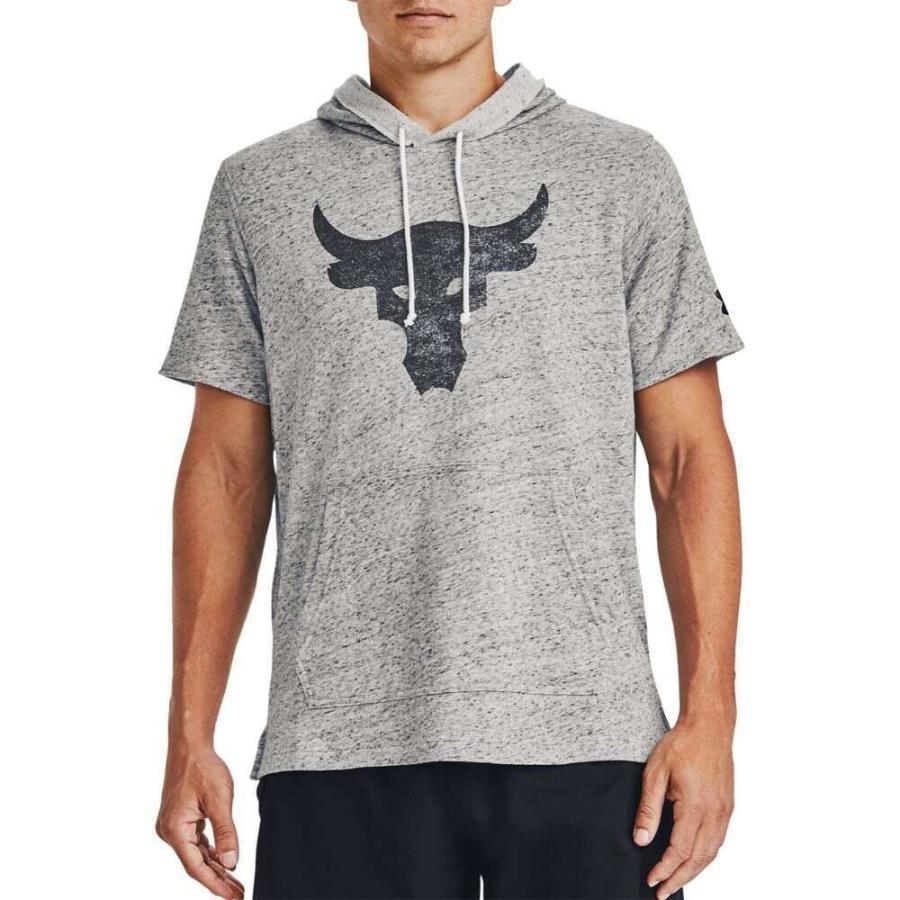under armour project rock short sleeve hoodie