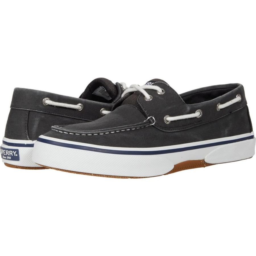 スペリートップサイダー Sperry メンズ デッキシューズ シューズ・靴 Halyard 2-Eye Black デッキシューズ スペリートップサイダー Sperry メンズ デッキシューズ シューズ・靴 Halyard 2-Eye Black デッキシューズ
