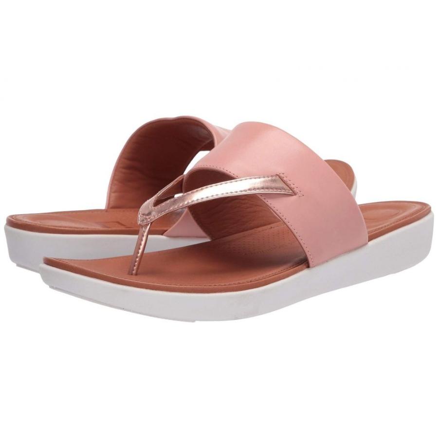 【通販激安】 フィットフロップ FitFlop レディース ビーチサンダル シューズ・靴 Delta Toe-Thong Sandals - Leather/Mirror Dusky Pink/Rose Gold Mirror, レスリングマーチャンダイズ 81b63fe8