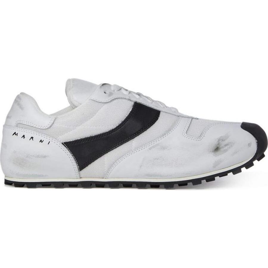 超特価激安 マルニ Marni メンズ スニーカー シューズ 靴 Twist Sneaker Lilly White Black 驚きの値段 Collezionec2ph Com