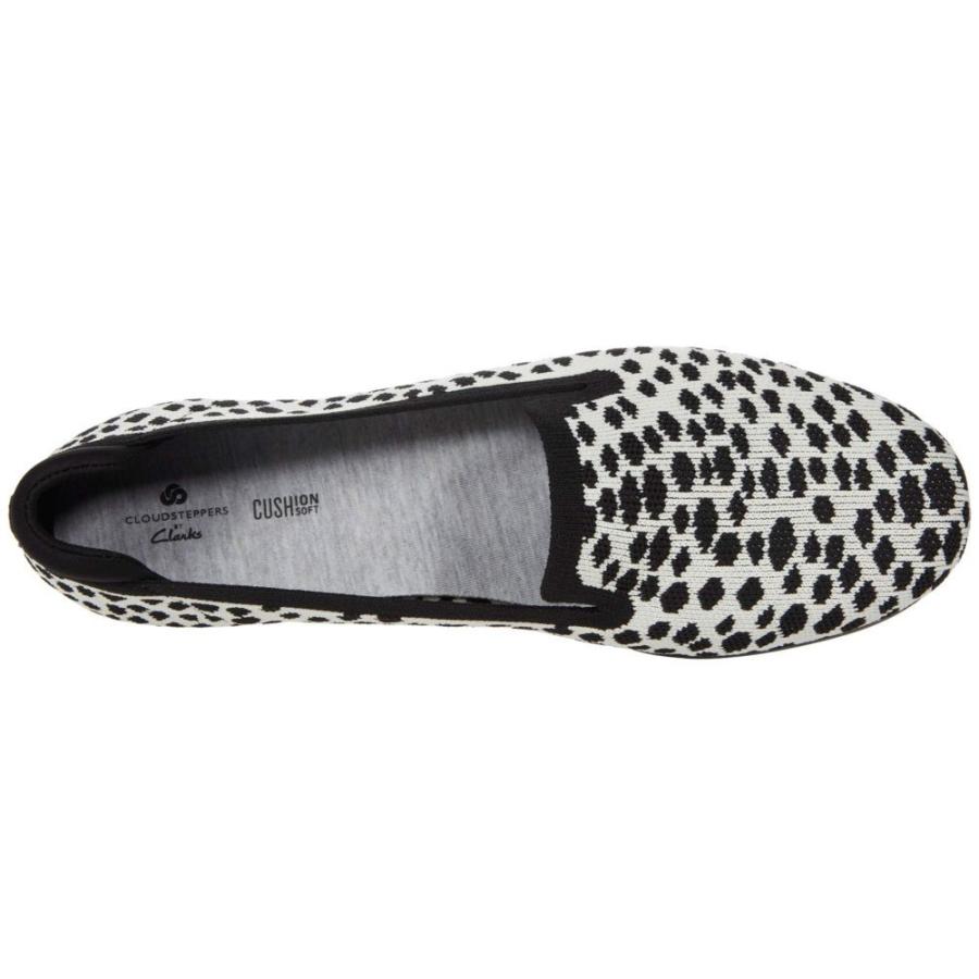 21超人気 レディース Clarks クラークス レディース ローファー オックスフォード クラークス Clarks ローファー オックスフォード Knit Interest White Black Dream Carly シューズ 靴 シューズ Solvestudentdebt Com