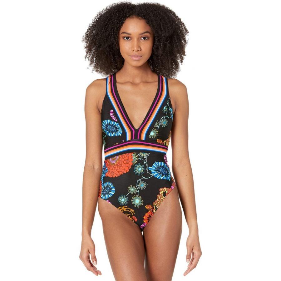 トリーナ ターク Trina Turk レディース ワンピース 水着 ビーチウェア Electric Reef V Plunge One Piece Multi Ol 767 フェルマート Fermart 2号店 通販 Yahoo ショッピング