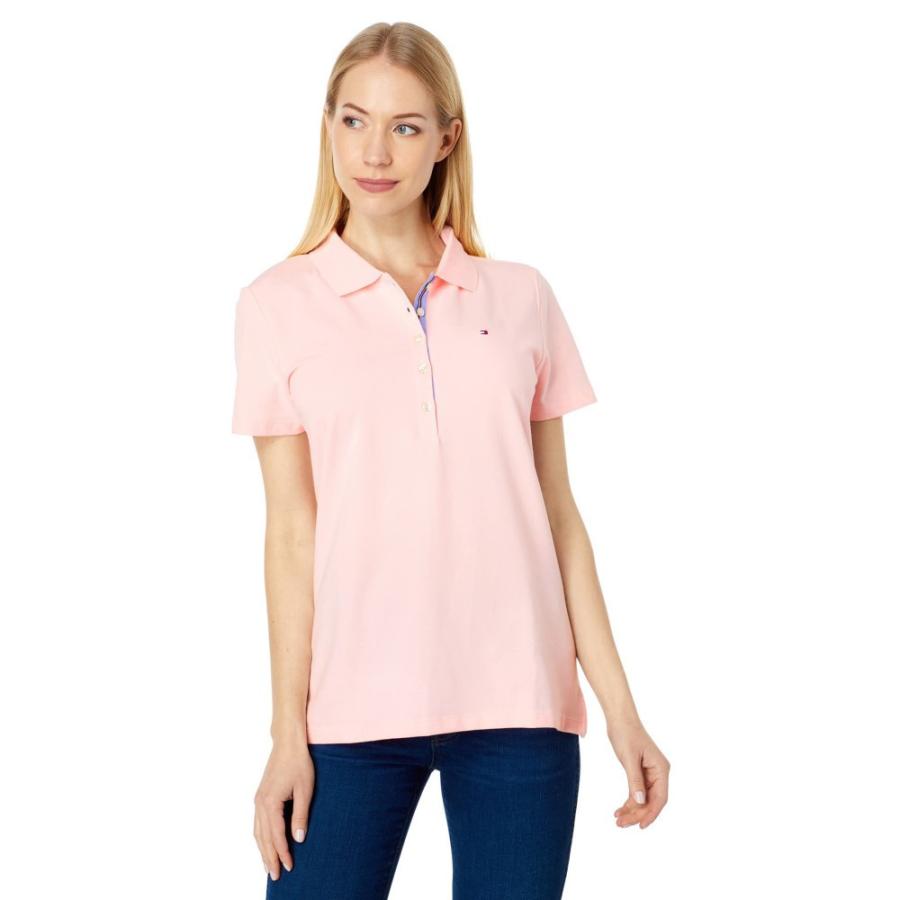 22年激安 トップス 半袖 ポロシャツ レディース Hilfiger Tommy ヒルフィガー トミー Solid Pink Ballerina Polo Sleeve Short 半袖 サイズ Md Us8 10 Www Victoryklusbedrijf Nl