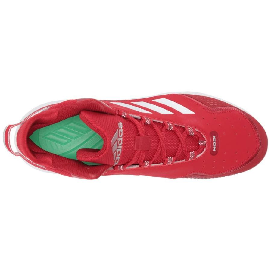 でおすすめアイテム Afterburner アディダス Red White ベースボールシューズ スパイク メンズ Shoes Adidas 7 野球