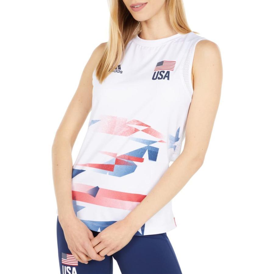 アディダス Adidas レディース バレーボール トップス Usa Volleyball Primeblue Jersey White White Navy Blue シャツ サイズ Lg Www Mantraman Com Mx