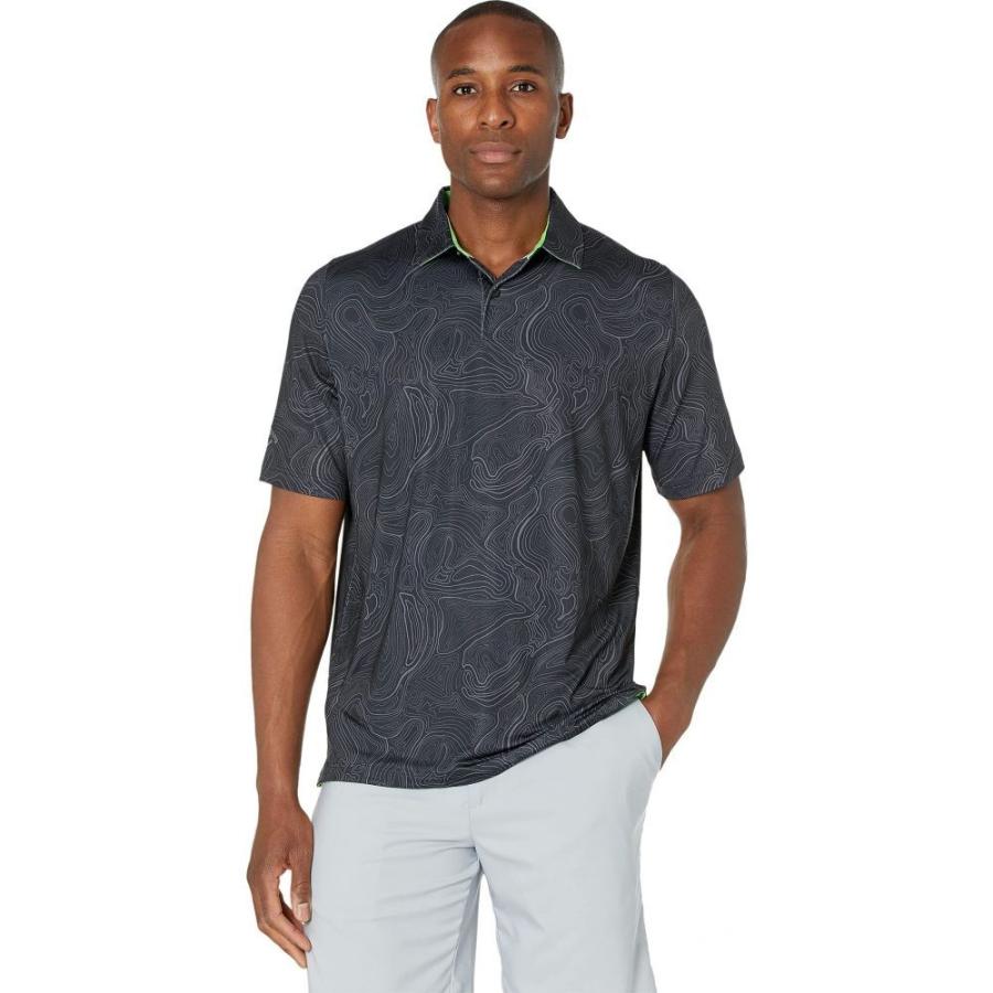 売り たい キャロウェイ Callaway メンズ ポロシャツ トップス All Over Contour Printed Polo Caviar 当日配達 Www Superavila Com
