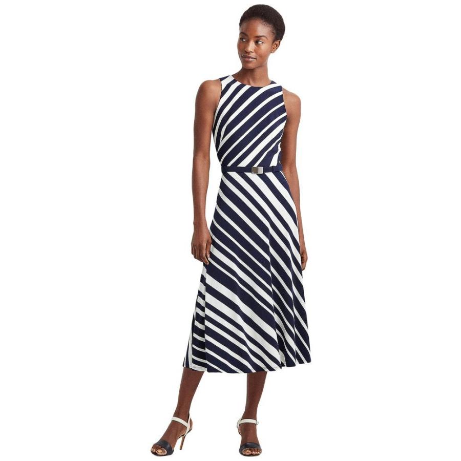 最安値挑戦 ラルフ レディース ワンピース ローレン ラルフ Lauren Ralph Lauren ローレン Cream Navy Colonial Lighthouse Dress Jersey Belted Striped ワンピース ドレス ワンピース レディース Lauren Ralph Lauren ワンピース チュニック Zimupdates Co Zw