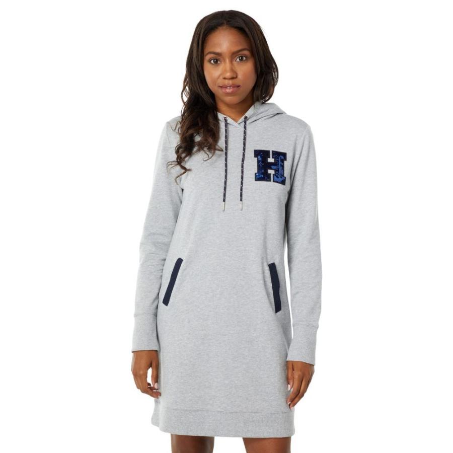 トミー ヒルフィガー Tommy Hilfiger レディース ワンピース パーカーワンピース ワンピース ドレス Sequin H Hoodie Dress Stone Grey Heather Ol 2551 フェルマート Fermart 2号店 通販 Yahoo ショッピング
