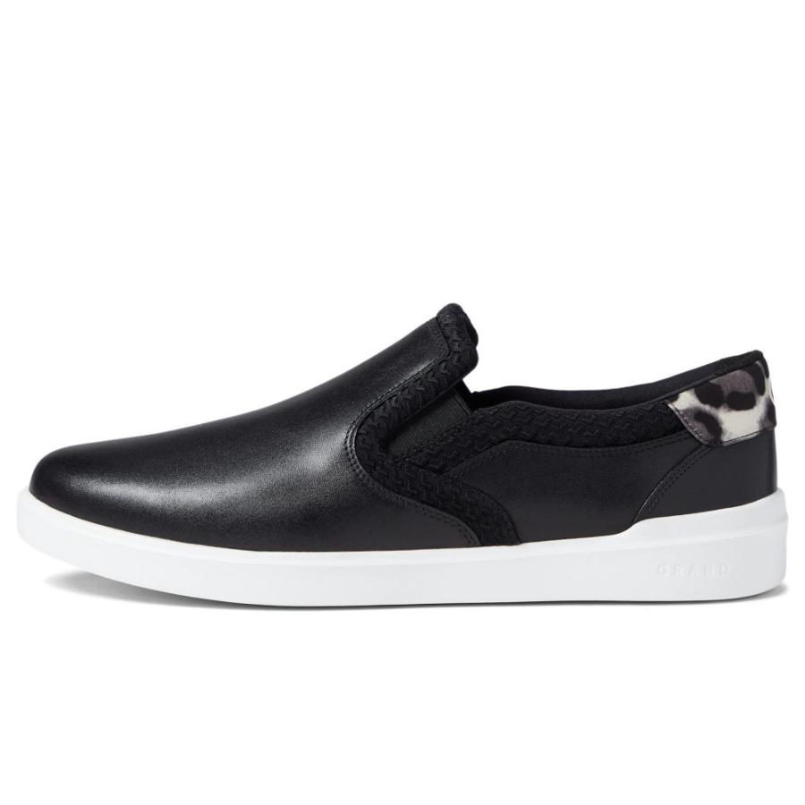 ブランドのギフト スリッポン フラット レディース Haan Cole コールハーン スニーカー Black Sneaker Slip On Modern Crosscourt Grand シューズ 靴 フラットシューズ サイズ 6 5xbm Turningheadskennel Com