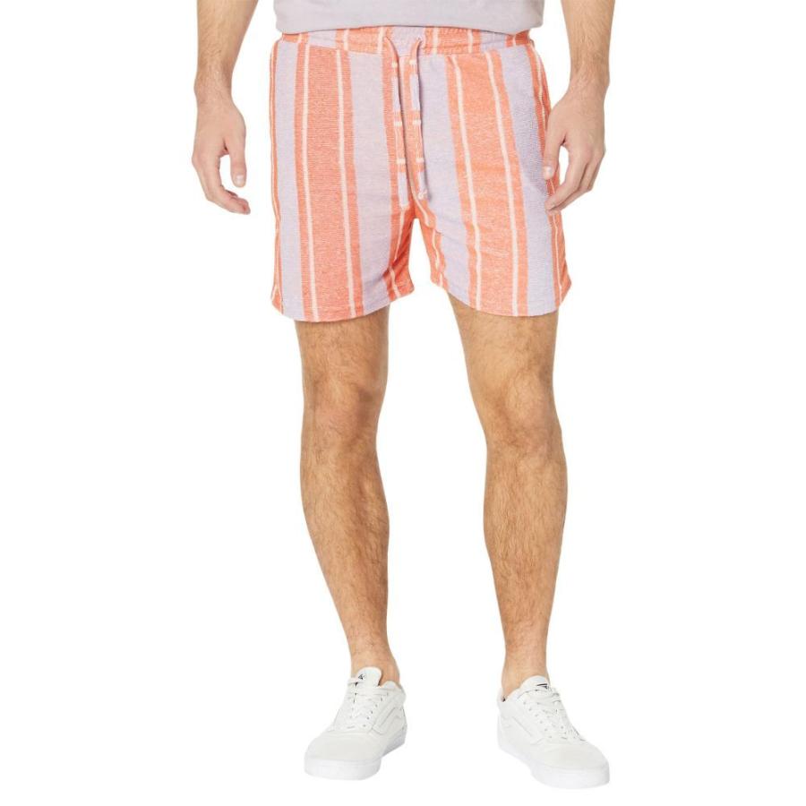 2021年春の ネイティブユース NATIVE YOUTH メンズ ショートパンツ ボトムス・パンツ Desmond Shorts Orange ショート、ハーフパンツ