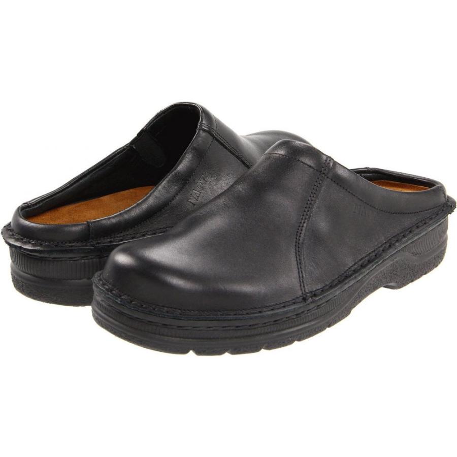 競売 Naot ナオト クロッグ メンズ シューズ 靴 ナオト Naot メンズ クロッグ シューズ 靴 Bjorn Black Matte Leather サンダル