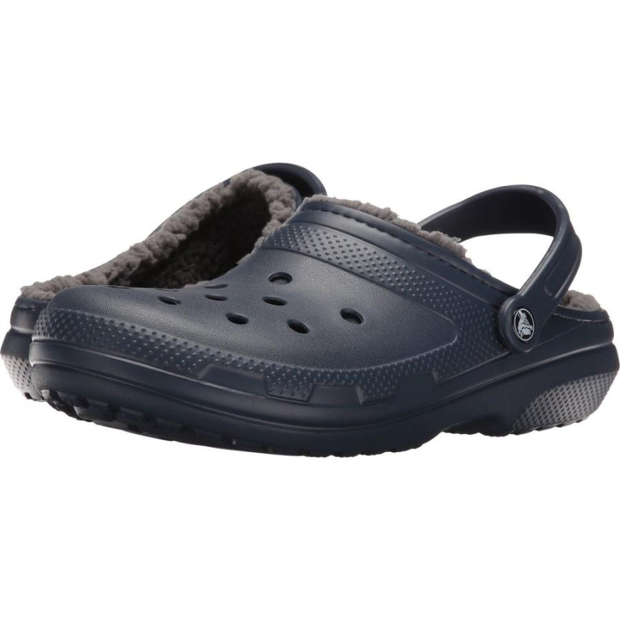 驚きの安さ クロッグ クロックス Crocs レディース Navy Charcoal Clog Lined Classic シューズ 靴 クロッグ レディース Crocs クロックス シューズ 靴 サンダル ミュール