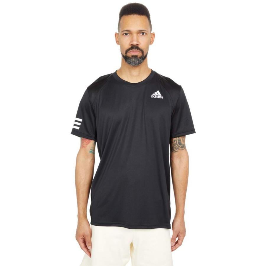 数量限定 特売 アディダス Adidas メンズ Tシャツ トップス Club 3 Stripes Tee Black White 数量限定 Dev Bioalternativa Pt