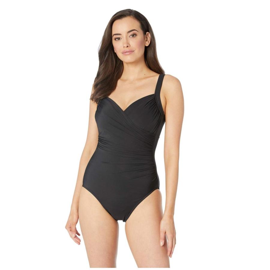 超爆安 ミラクルスーツ レディース ワンピース ミラクルスーツ Miraclesuit Miraclesuit Black One Piece Sanibel 19 Have Must 水着 ビーチウェア ワンピース レディース 水着