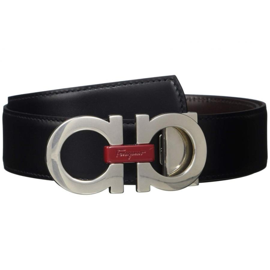 サルヴァトーレ フェラガモ Salvatore Ferragamo メンズ ベルト 超激得sale Adjustable Belt Reversible Black Hickory
