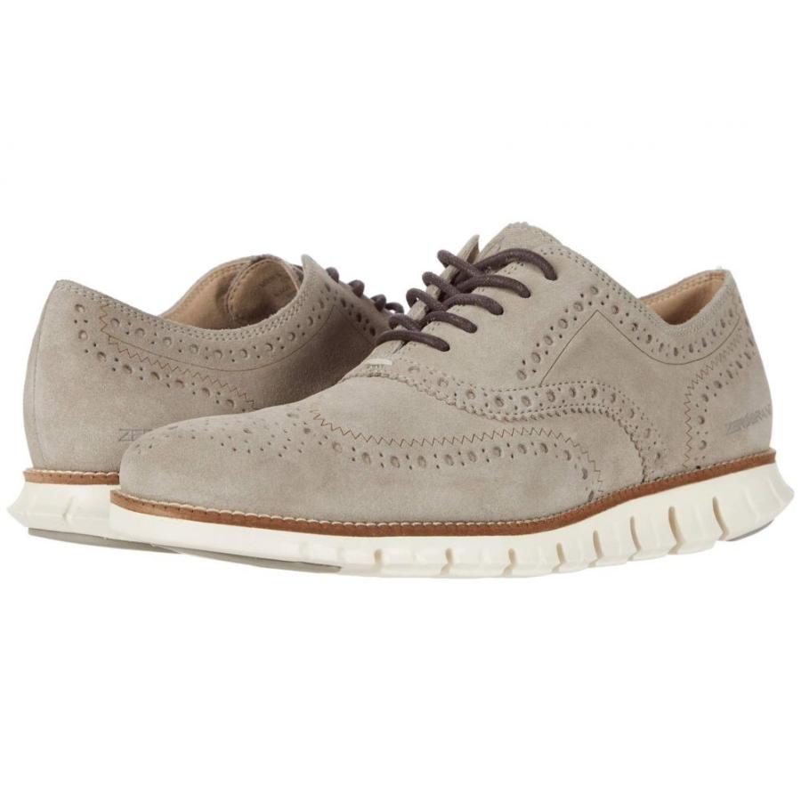 コールハーン Cole Haan メンズ 革靴 ビジネスシューズ ウイングチップ シューズ 靴 Zerogrand Wing Tip Oxford Gray Suede Ivory Www Nlqp Com