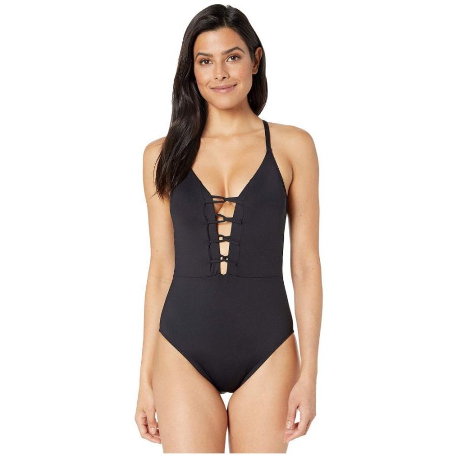 ラブランカ La Blanca レディース ワンピース 水着 ビーチウェア Island Goddess Plunge Mio One Piece Swimsuit Black Www Unipymes Com