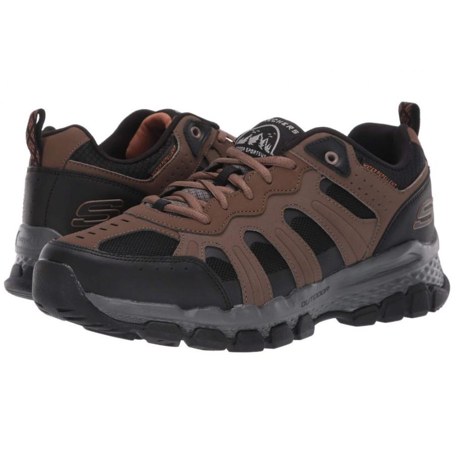 １着でも送料無料 シューズ 靴 メンズ Outland スケッチャーズ アウトドア 釣り 旅行用品 2 0 Stallwood 2号店 Brown Black 登山靴 トレッキングシューズ アウトドアシューズ Sh2 238 フェルマート Fermart Skechers ハイキング 登山