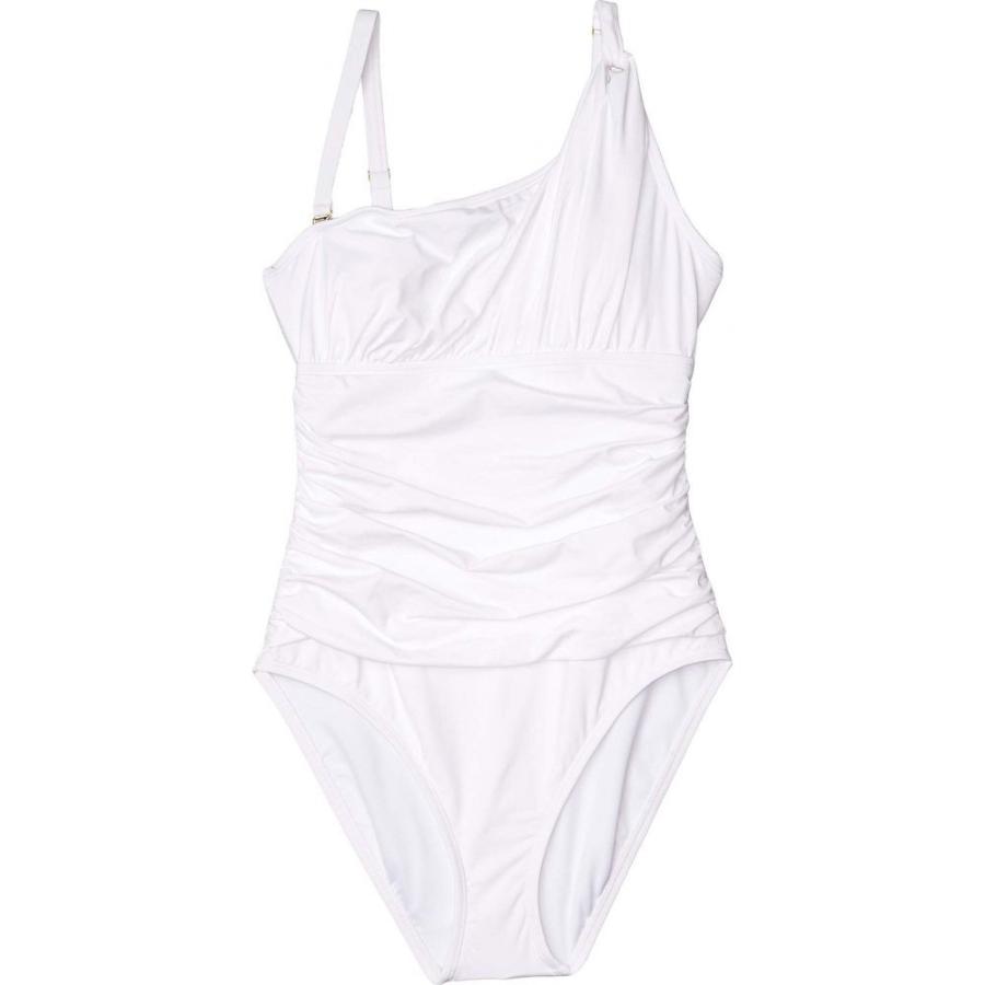 ブルー ロッド ビーティー Bleu Rod Beattie レディース ワンピース 水着 ビーチウェア Twist Shout One Shoulder Twist Mio One Piece White