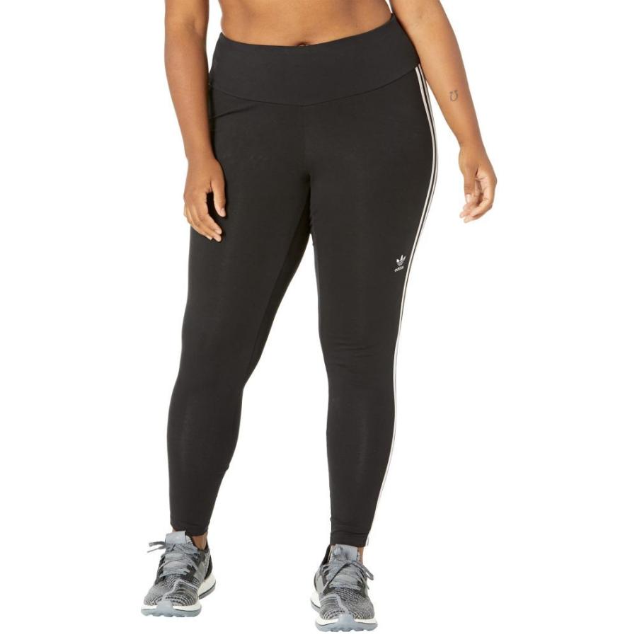 アディダス Adidas Originals レディース スパッツ レギンス 大きいサイズ インナー 下着 Plus Size 3 Stripes Tights Black Sh2 3 フェルマート Fermart 2号店 通販 Yahoo ショッピング