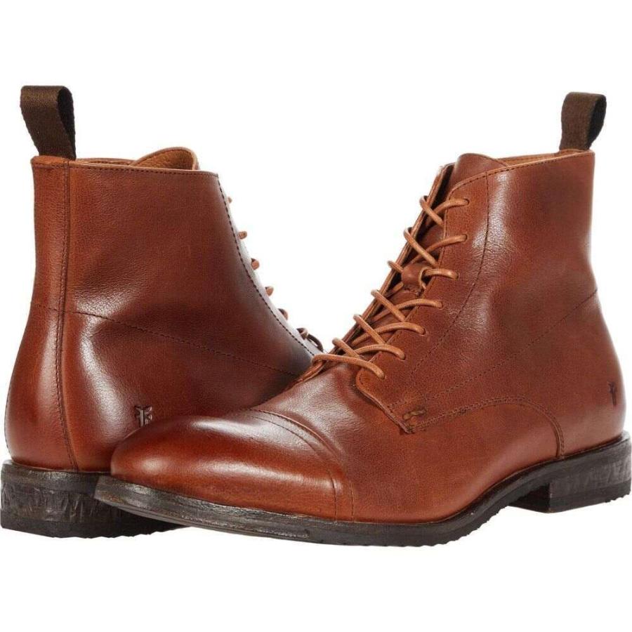 値引きする フライ Frye メンズ ブーツ レースアップ シューズ 靴 Grant Lace Up Cognac Waxed Veg Buffalo 全ての Cataractresearch Org