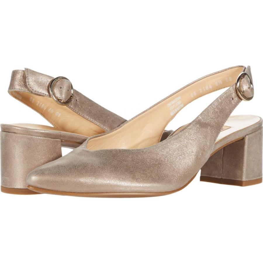 ポールグリーン Paul Green レディース ヒール シューズ 靴 Brittany Heel Champagne Suede Metallic Songgit Com