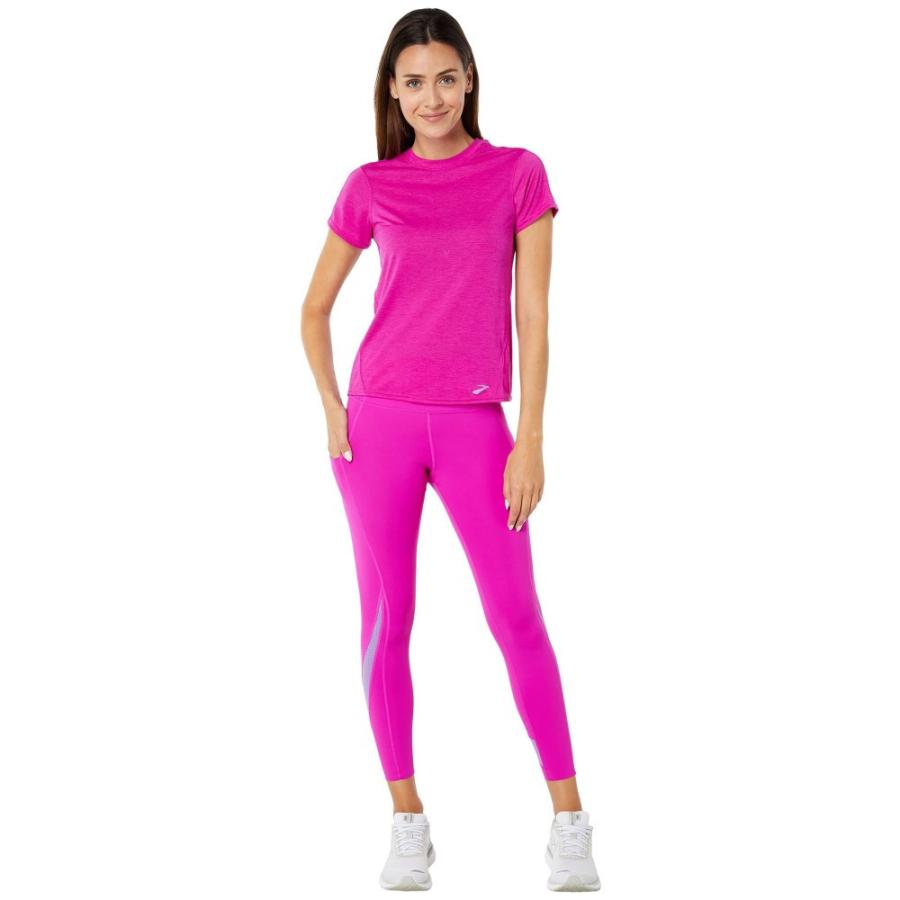 卸売 スパッツ レギンス レディース Brooks ブルックス インナー 下着 Magenta Heliotrope Tights 7 8 Method レギンス サイズ Lg Us12 14 Dara Org Br