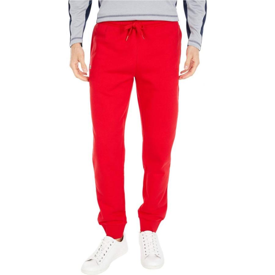 人気特価激安 ラコステ Lacoste メンズ ジョガーパンツ ボトムス パンツ Fleece Joggers Red 人気ブランドを Testsave Foronlineperformancepro Com