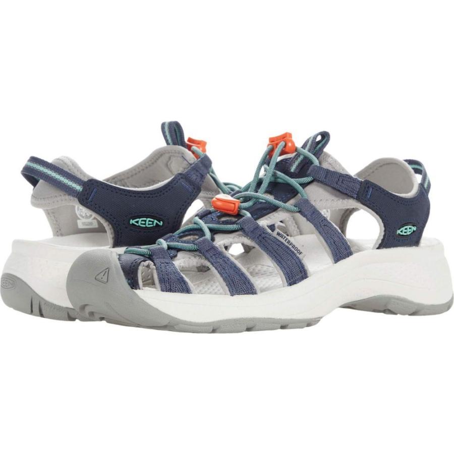 全国宅配無料 キーン Keen レディース サンダル ミュール シューズ 靴 Astoria West Sandal Navy Beveled Glass ラッピング無料 返品も保証 Etechnologies Shop