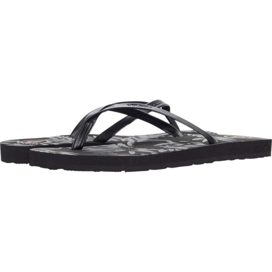 海外正規品 ボルコム Volcom レディース ビーチサンダル シューズ 靴 Color Me Spring Blackout レビューで送料無料 Kwsrbd Com
