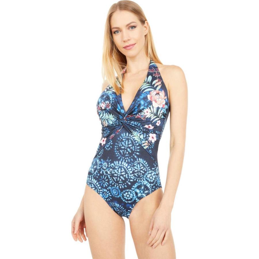 無料長期保証 ジョニーワズ Johnny Was レディース ワンピース 水着 ビーチウェア Annia Twist One Piece Multi 本店は Huongnghiepaau Edu Vn