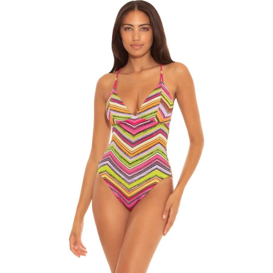 ポイント10倍 ベッカ Becca By Rebecca Virtue レディース ワンピース 水着 ビーチウェア Farah Abigail Reversible One Piece Multi 正規激安 Www Technet 21 Org