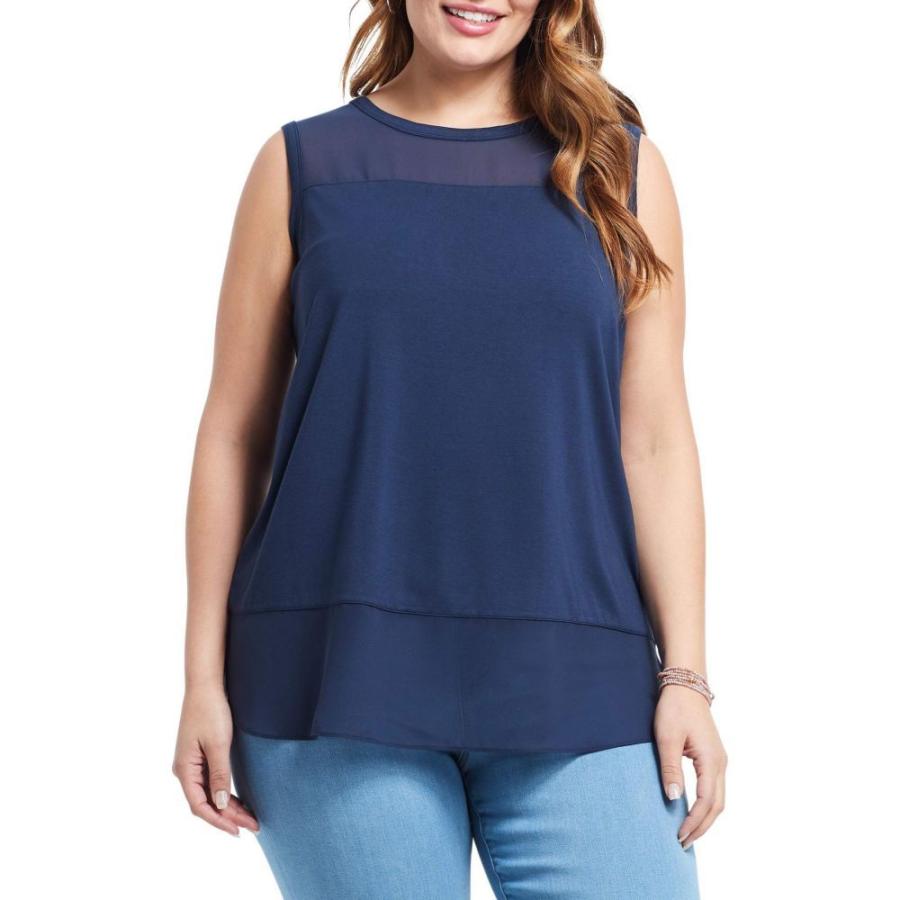 ニックゾー Nic Zoe レディース ブラウス シャツ 大きいサイズ トップス Plus Size Mixed Up Tank Dark Indigo Sh2 ニックゾー Nic Zoe レディース ブラウス シャツ 大きいサイズ トップス Plus Size Mixed Up Tank Dark Indigo 通販
