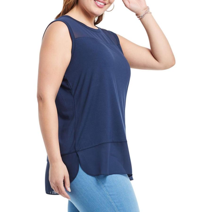 ニックゾー Nic Zoe レディース ブラウス シャツ 大きいサイズ トップス Plus Size Mixed Up Tank Dark Indigo Sh2 ニックゾー Nic Zoe レディース ブラウス シャツ 大きいサイズ トップス Plus Size Mixed Up Tank Dark Indigo 通販