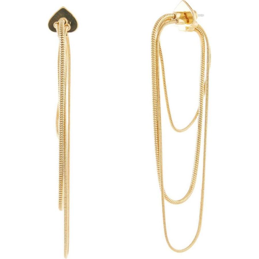 最安値に挑戦 ケイト スペード Kate Spade New York レディース イヤリング ピアス フープピアス Know The Ropes Large Snake Chain Hoop Earrings Gold Seal限定商品 Kpiss Fm