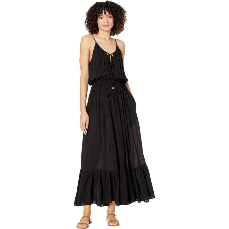 50 Off ケイト スペード Kate Spade New York レディース ビーチウェア ワンピース ドレス 水着 ビーチウェア Cabana Cover Up Maxi Dress Black 半額品 Kuljic Com