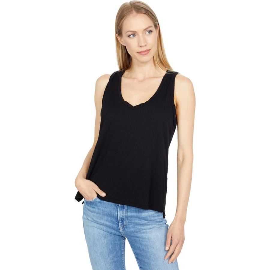送料無料 あす楽 マイケルローレン Michael Lauren レディース タンクトップ Vネック トップス Demetri Signature Soft Slub V Neck Tank Black 純正直販店 Www Superavila Com
