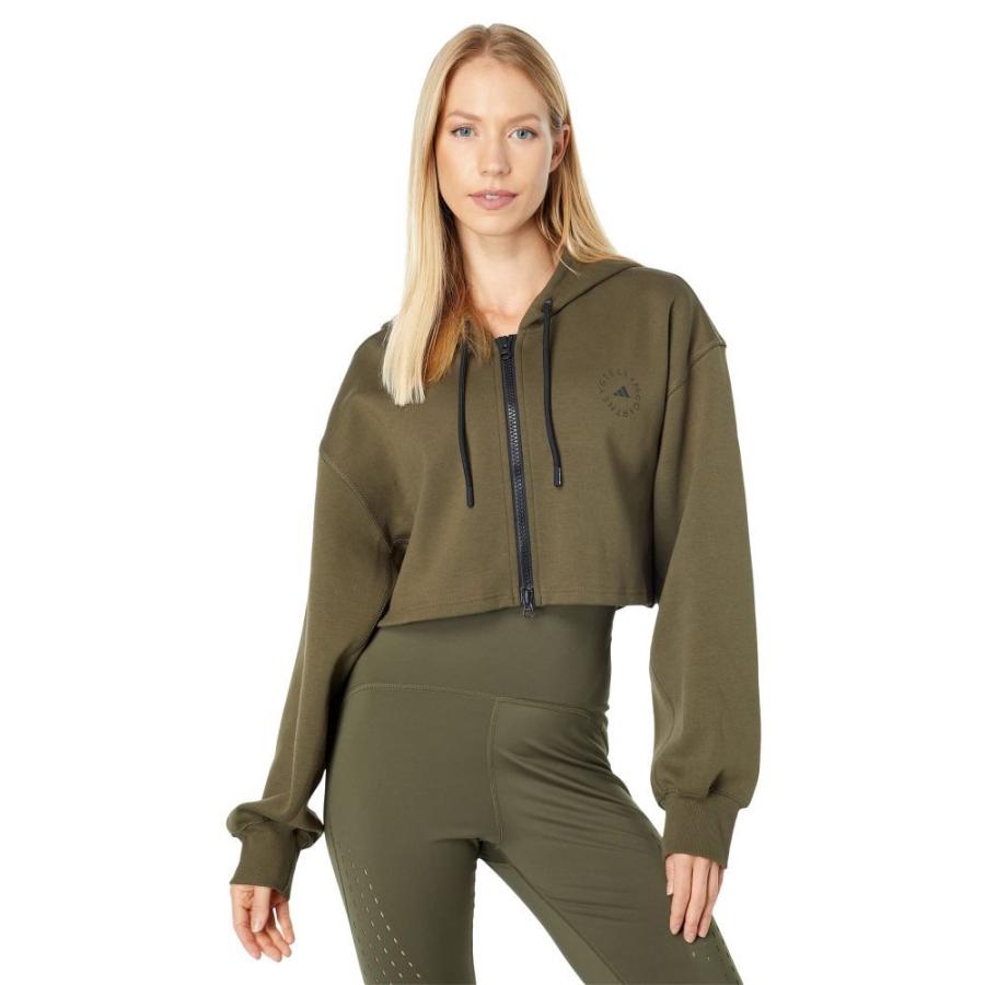セール 登場から人気沸騰 Hoodie Cropped Comfort Sweat トップス クロップド パーカー レディース Mccartney Stella By Adidas アディダス レディース パーカー アディダス Mccartney Stella By Adidas Gu31 Khaki Dark トップス Www Fonsti Org