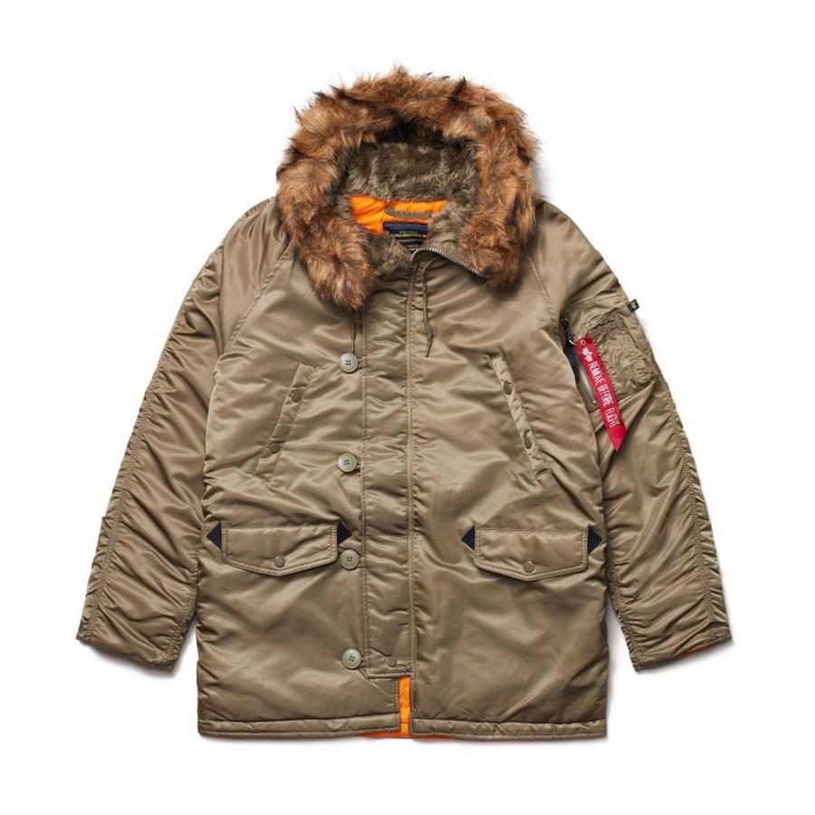 サイズ交換ｏｋ Alpha Industries Olive Vintage Parka N 3b Fit Slim アウター コート メンズ Industries Alpha インダストリーズ アルファ メンズ コート インダストリーズ アルファ コート アウター