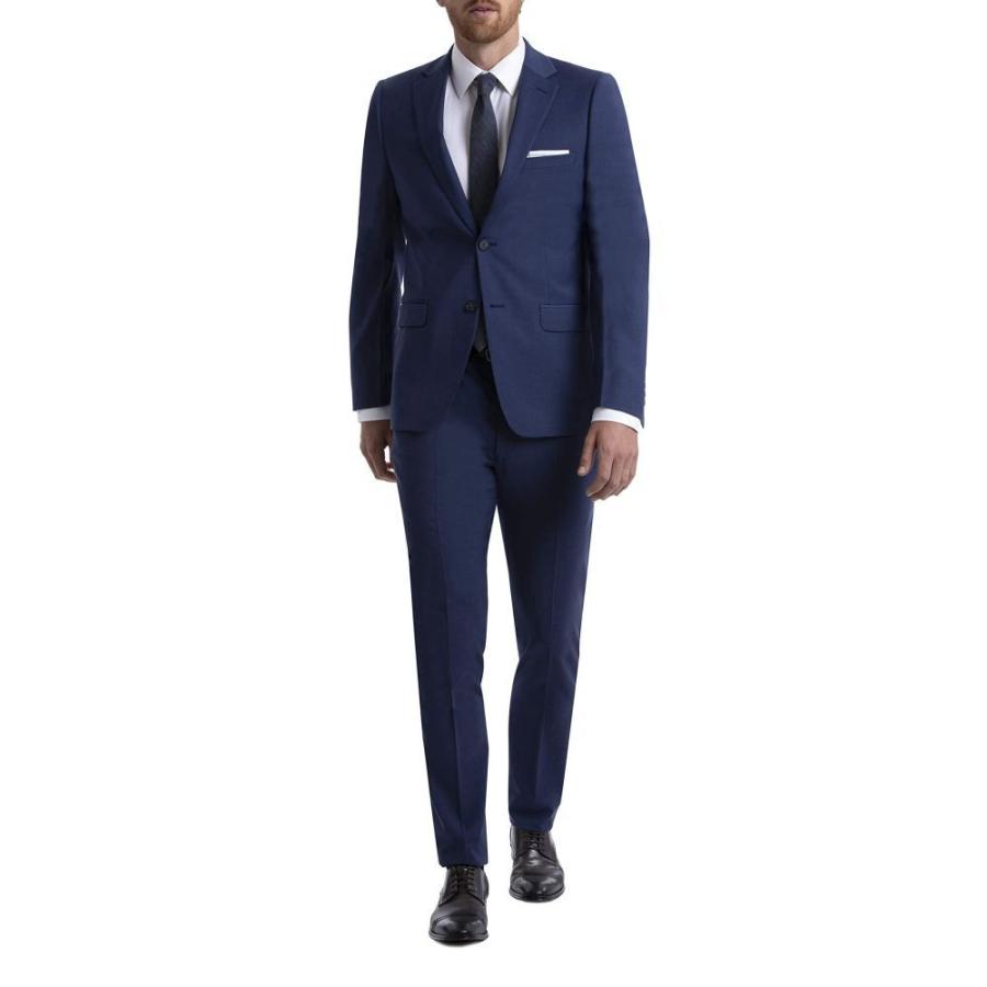 カルバンクライン Calvin Klein メンズ スーツ ジャケット 最大96％オフ 期間限定お試し価格 アウター Suit Skinny Fit Stretch Blue Separates