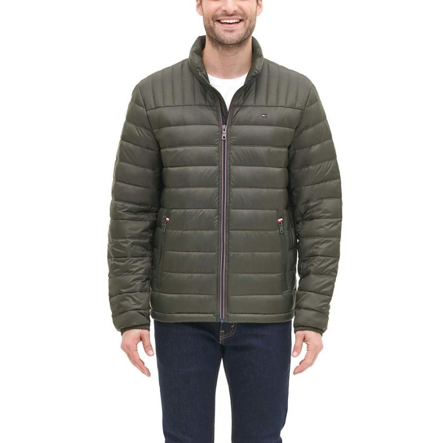 国内外の人気 ダウン 中綿ジャケット メンズ Hilfiger Tommy ヒルフィガー トミー ダウン 中綿ジャケット ヒルフィガー トミー Hilfiger Tommy アウター Olive Jacket Puffer Packable Down Real コート アウター